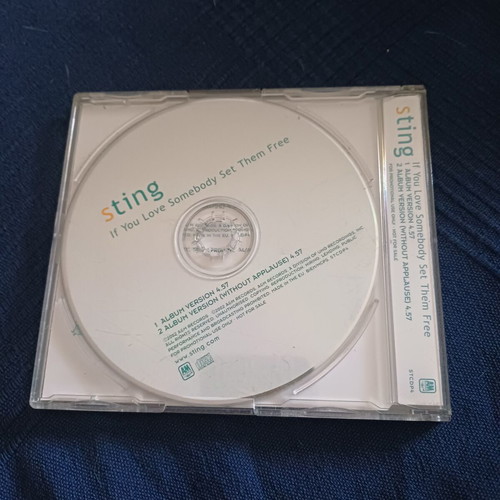 Sting If You Love Somebody Set Them Free CD promo σαν καινούργιο, rock