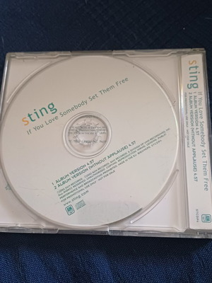 Sting If You Love Somebody Set Them Free CD promo σαν καινούργιο, rock