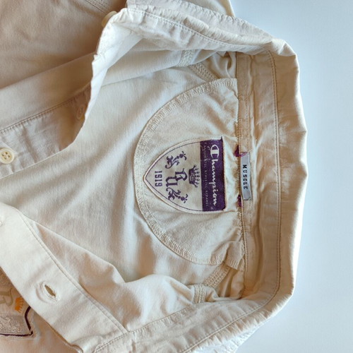 Champion T-shirt Medium/Small like new, cream color, 100% cotton