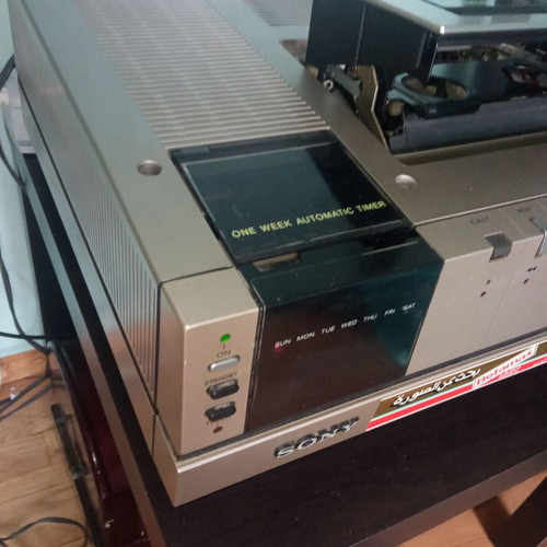 Sony Betamax Video Cassette Recorder SL-T7MER used