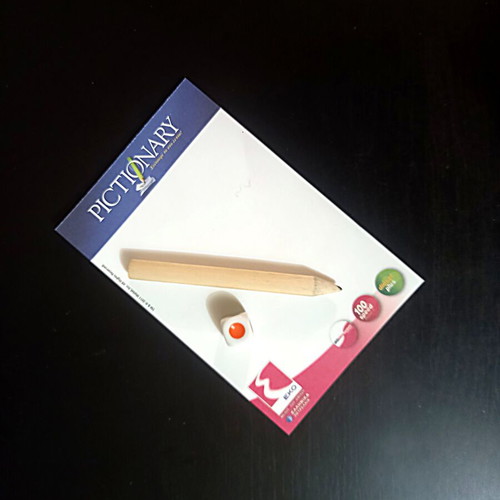 Pictionary board game used, collectible EKO edition, complete