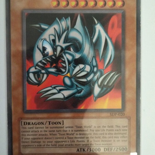 Yugioh Blue Eyes Toon Dragon SDP-020 like new