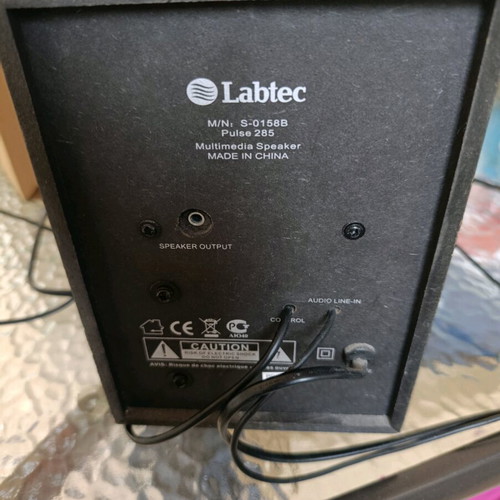 Ηχεία υπολογιστή Labtec μεταχειρισμένα με γουφερ