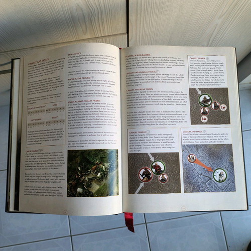 Middle Earth Strategy Battle Game Rules Manual like new