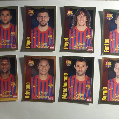Panini Barcelona 2011 stickers new, pack of 34 pieces