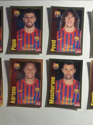 Αυτοκόλλητα Πανινι Barcelona 2011 καινούργια, πακέτο 34 τεμαχίων