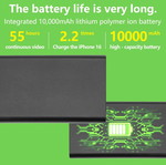 KUIYIXUE Hidden Security Camera with 10000mAh Battery HD 1080P