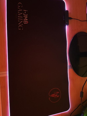 Gaming mousepad i-JMB RGB XL με LED φωτισμό και αντιολισθητική βάση