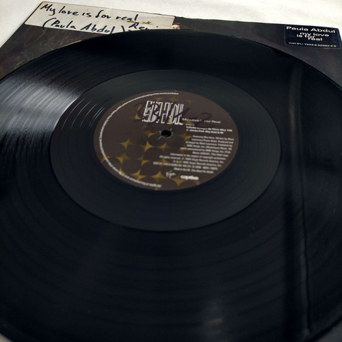 Paula Abdul My Love Is For Real 12'' vinyl used, electronic