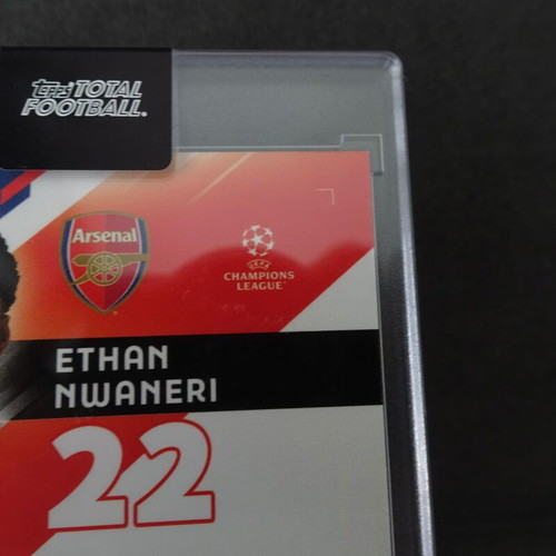 Topps Total Football 2025-26 Ethan Nwaneri Arsenal FC Vibrant Velocity 1/5 new
