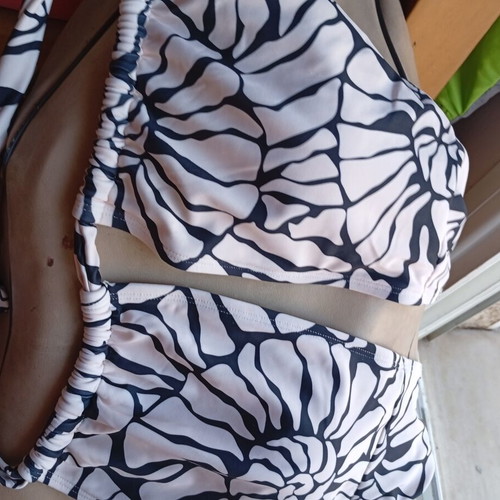 Swimsuit XL all time classic, black and beige, new