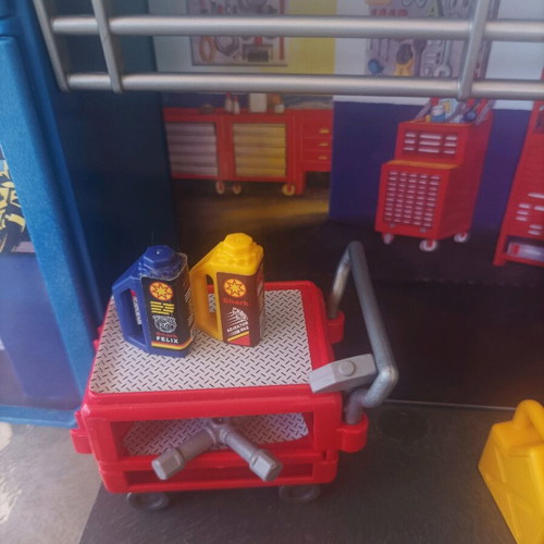 Playmobil Workshop with All Accessories and Figures in Excellent Condition