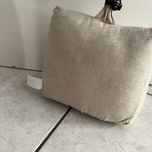 Door stopper linen with heart like new