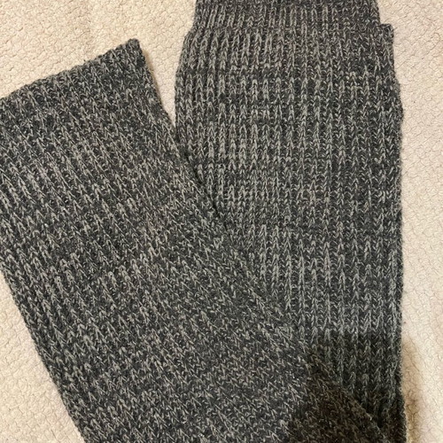 Topman scarf super thick super long like new, gray with silver threads
