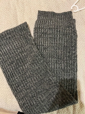 Topman scarf super thick super long like new, gray with silver threads