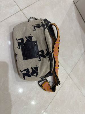 Ames Ostrako Mino crossbody bag, beige