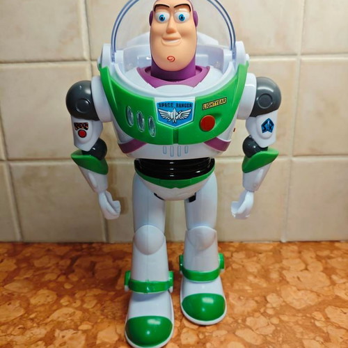 Buzz Lightyear Electronic Walking Figure Toy Story 4 like new