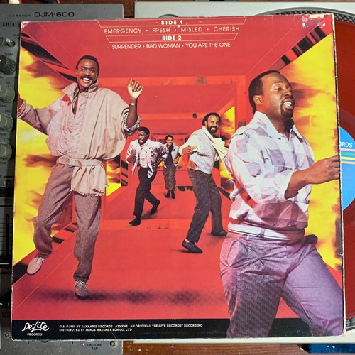 Kool & The Gang Emergency red vinyl LP album