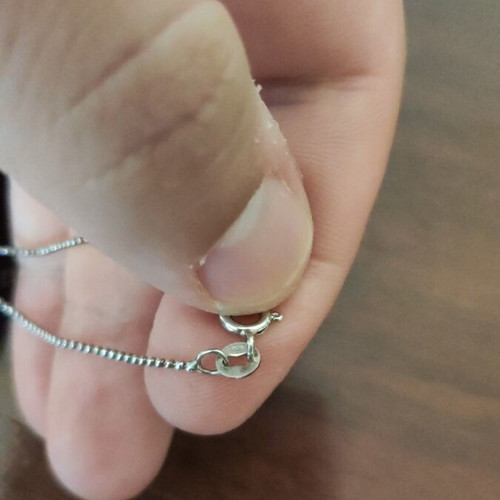 925 silver chain 40 cm, like new