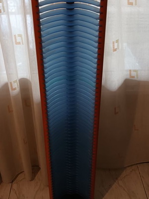 Wooden DVD storage unit for 60 DVDs used