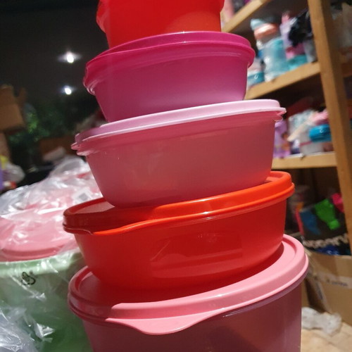 Tupperware modular food container set, 5 pieces