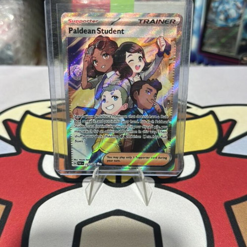 Paldean Student Pokemon Paldean Fates Full Art Ultra Rare κάρτα σαν καινούργιο