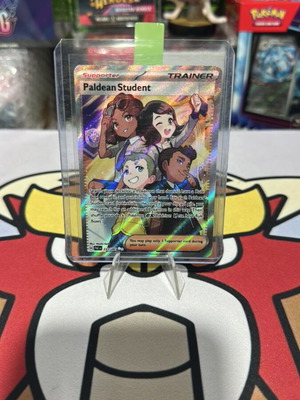 Paldean Student Pokemon Paldean Fates Full Art Ultra Rare κάρτα σαν καινούργιο