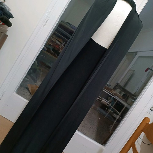 Black long versatile dress new, size S-M
