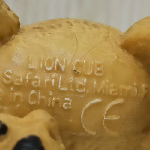 Lion Cub Baby African Wildlife Safari Figure used 1996