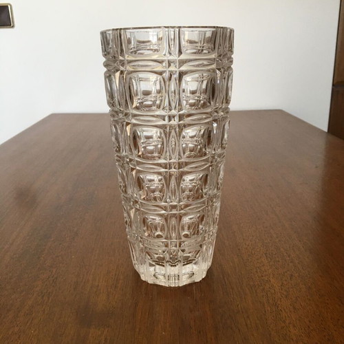 Crystal vase vintage 1980s like new