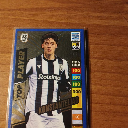 Panini Super League Konstantelias top player like new, blue