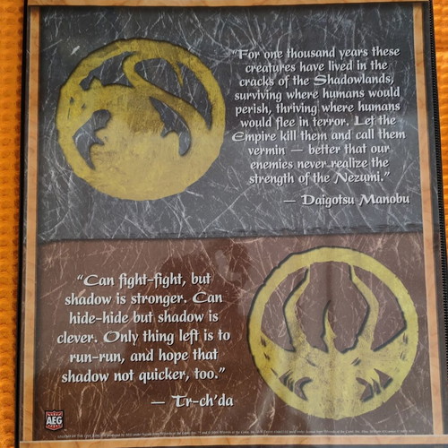 Binder Legend of the Five Rings Clan Rivals Ratling vs Shadowlands mint