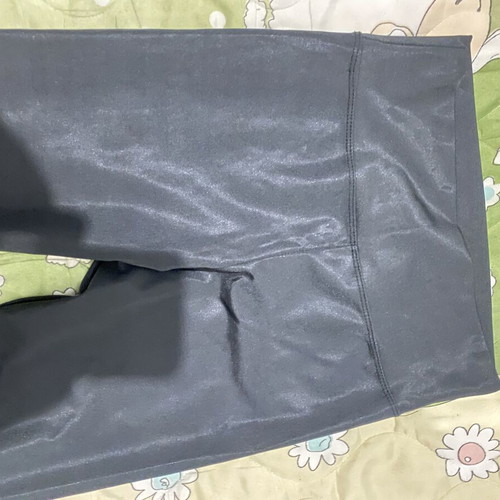 Shiny leggings like new, black, size S