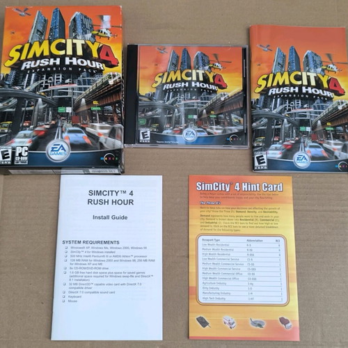 SimCity 4 Rush Hour Expansion Pack PC like new