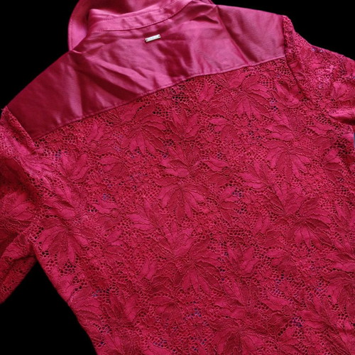 Guess shirt used, lace burgundy, size M