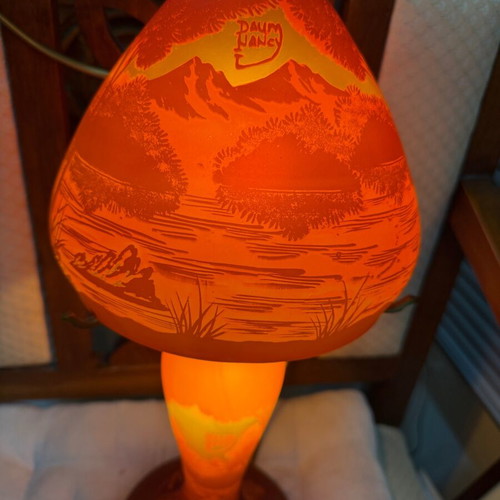 Daum Nansy lamp 45 cm like new