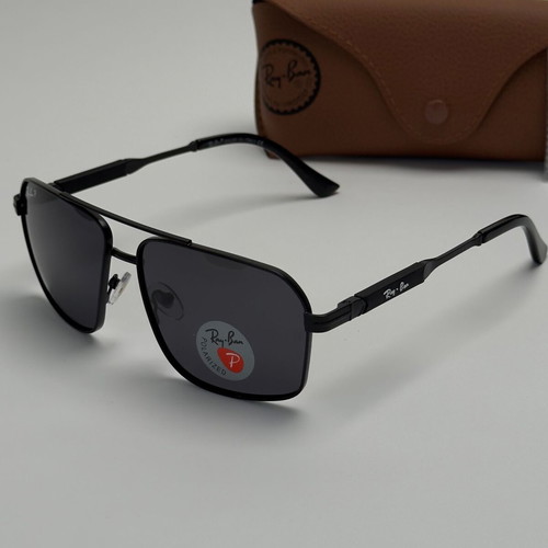 Ray-Ban Navigator sunglasses new, polarized, black and gold