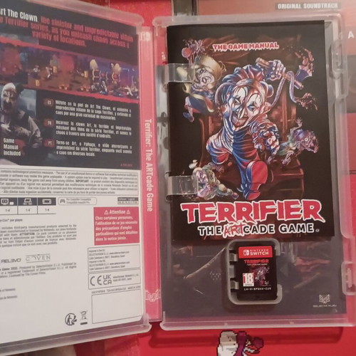 Terrifier The Artcade Game Nintendo Switch limited collector's edition