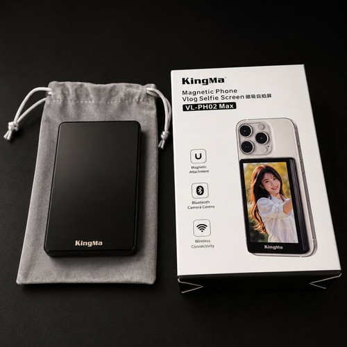 KingMa VL-PH02 Max Magnetic Phone Vlog Selfie Screen new