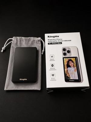 KingMa VL-PH02 Max Magnetic Phone Vlog Selfie Screen new
