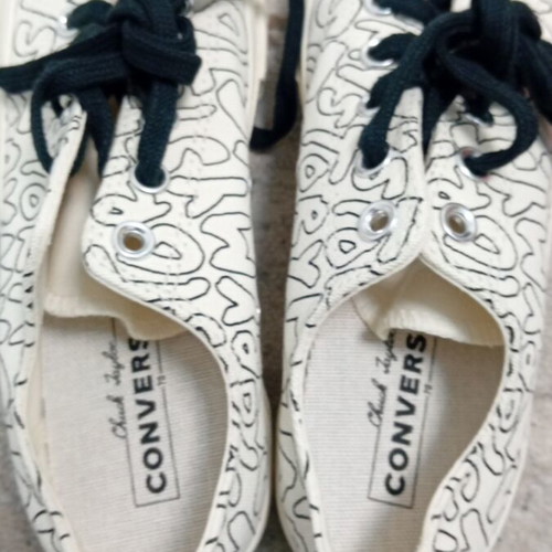 Converse All Star new sports shoes, size 38, white