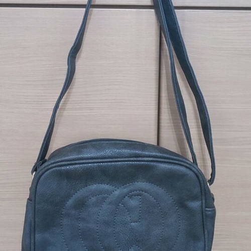 Gray crossbody bag new with extra compartments