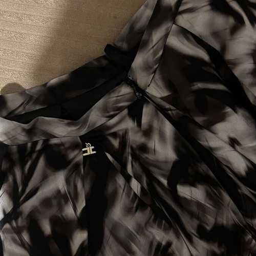 Elisabetta Franchi flared skirt with abstract print, like new