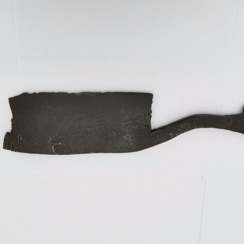 Butcher's cleaver used, kiln-made from 1900 era