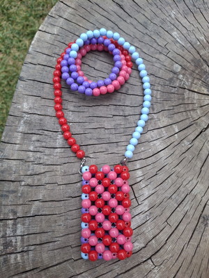 Handmade Beaded Case for Lighter Lipstick Vape