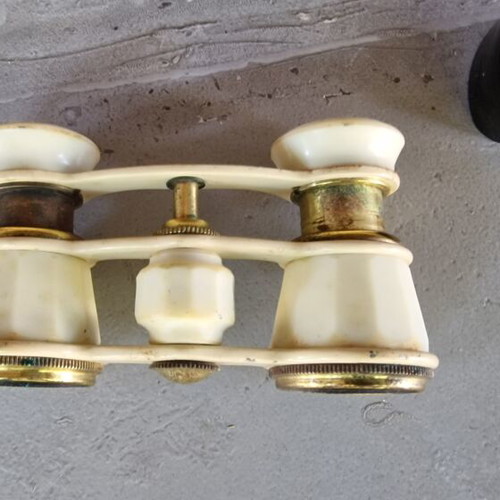 Rare Russian opera glasses used, made in USSR around 1950