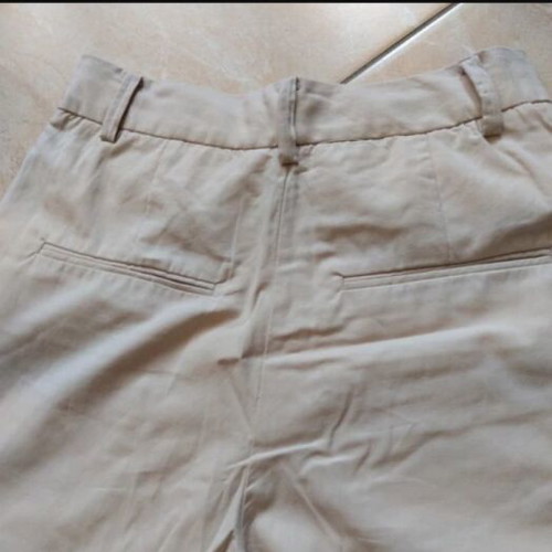 MNG cream pants size 36, belt loops, front pockets