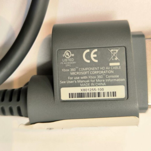 Microsoft Xbox 360 Component HD AV Cable like new