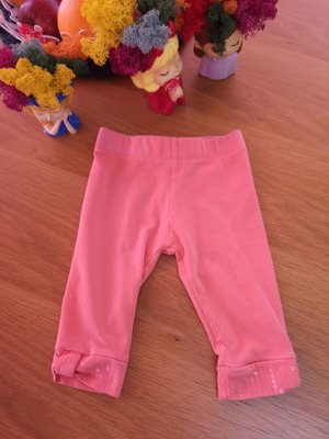 Baby pants size 80-86 with sequins like new