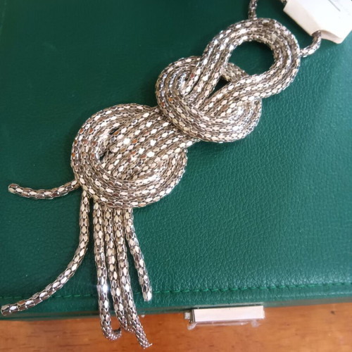 Long new rhinestone necklace